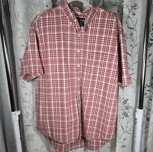 Abercrombie & Fitch Red‎ and White Plaid Shirt